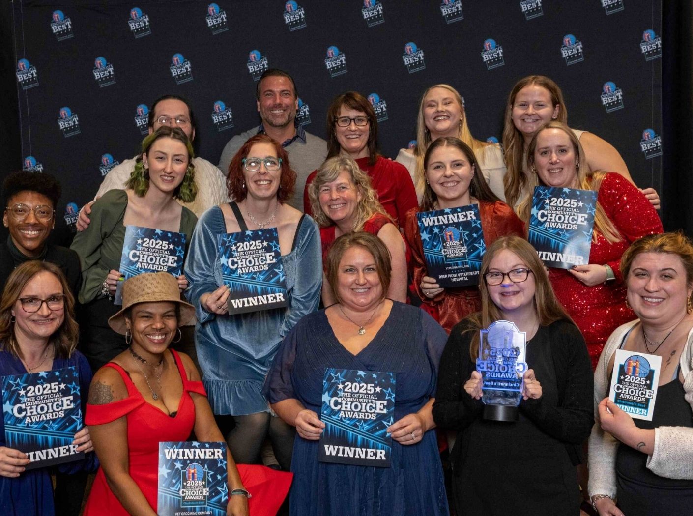 Team at the Award Gala