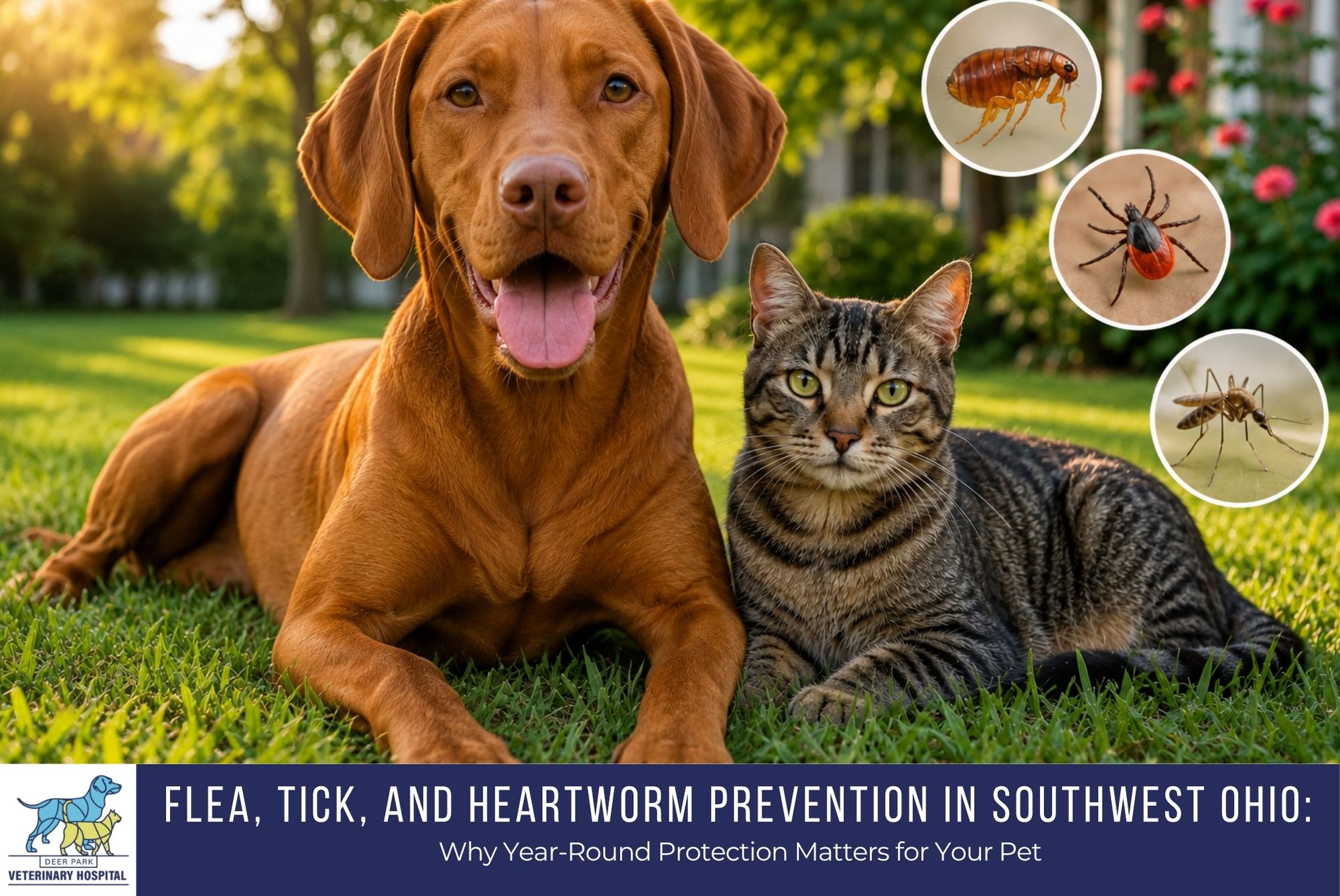 Flea, Tick & Heartworm Prevention in Southwest Ohio | Deer Park Veterinary Hospital